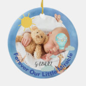  Baby Keramisch Ornament Keepsake (Achterkant)