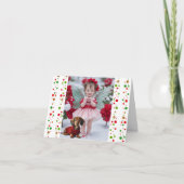 Baby Kerst Fairy met Dachshund Kaart (Voorkant)