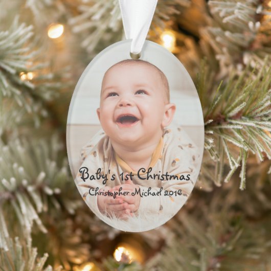 Baby kerst ornament (Boom)