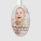 Baby kerst ornament (voorkant)