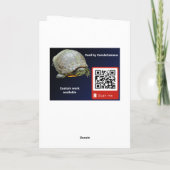 Baby kerst Wenskaart Feestdagen Kaart (Achterkant)