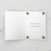 Baby kerst Wenskaart Feestdagen Kaart (Binnen)