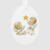 Baby Kerstangels Ornament (achterkant)