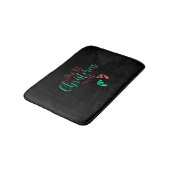 Baby kerstcadeau voor kind badmat (Gekanteld)
