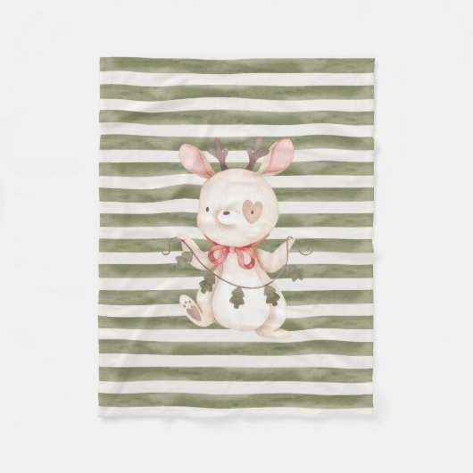 Baby Kerstfiguren Fleece Blanket (Voorkant)