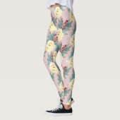 Baby kersthanddrukkunst leggings (Links)