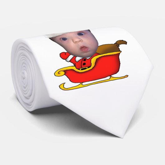 Baby kerstkerstmis stropdas (Opgerold)