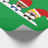 Baby Kerstkoor Cadeaupapier (Hoek)