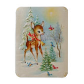  Baby kerstman Deer Magneet (Verticaal)