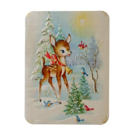  Baby kerstman Deer Magneet