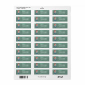 Baby Kerstman Etiket (Full Sheet)