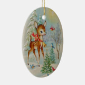  Baby kerstman Keramisch Ornament (Rechts)