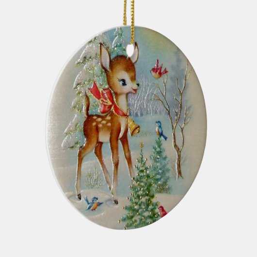  Baby kerstman Keramisch Ornament (Rechts)