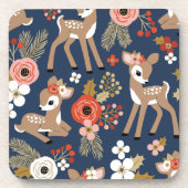 Baby kerstmis | kerstkurk Onderzetter set (Voorkant)