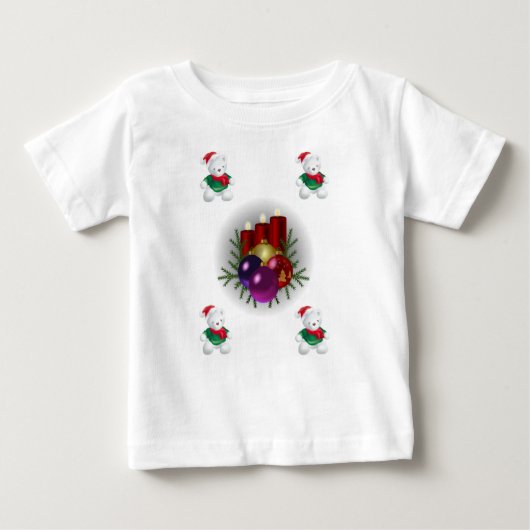 Baby Kerstmis met T-Shirt (Voorkant)