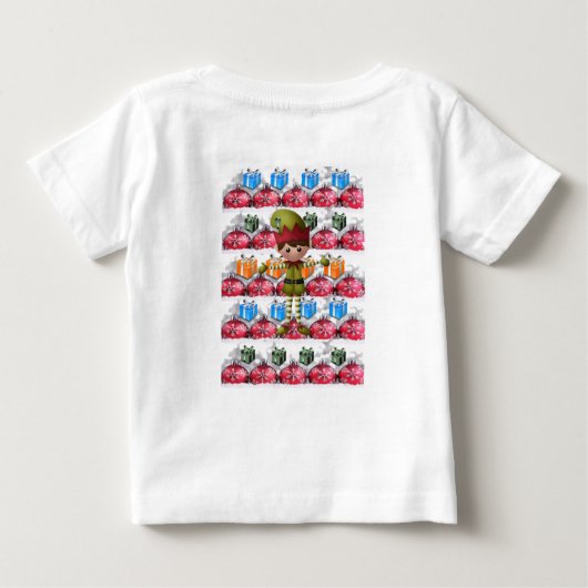 Baby Kerstmis met T-Shirt (Achterkant)