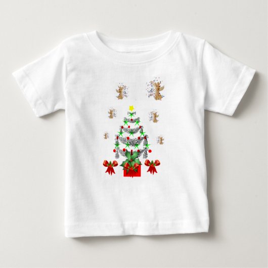 Baby Kerstmis met T-Shirt (Voorkant)