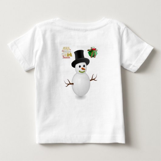 Baby Kerstmis met T-Shirt (Achterkant)