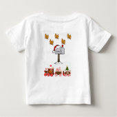Baby Kerstmis met T-Shirt (Achterkant)