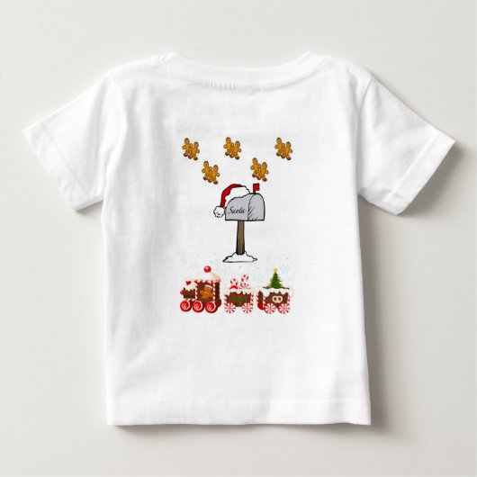 Baby Kerstmis met T-Shirt (Achterkant)