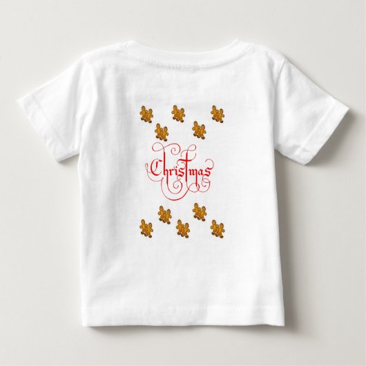 Baby Kerstmis met T-Shirt (Achterkant)