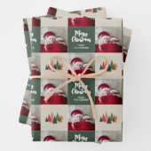 Baby kerstpapier inpakpapier vel (In situ)