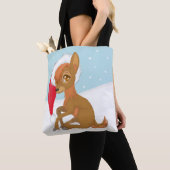 Baby kerstrenrendiertje tote bag (Dichtbij)