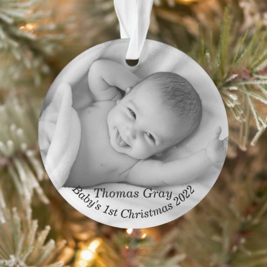 Baby kerstversiering ornament (Boom)