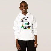 Baby Kids Panda Met Bloemen 2 (Voorkant volledig)