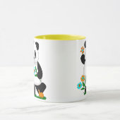 Baby Kids Panda Met Bloemen 2 Mok (Midden)