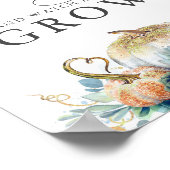 Baby kiezen voor je Baby shower Poster (Hoek)