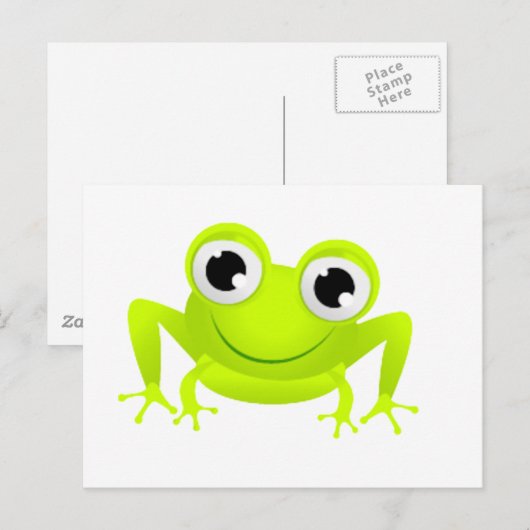 Baby kikker briefkaart (Voorkant / Achterkant)