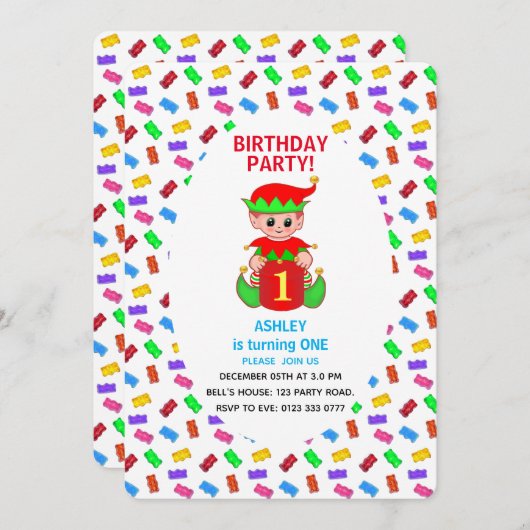 Baby/Kind Kaart (Voorkant / Achterkant)