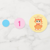 Baby & Kind Verjaardagsfeest Confetti (Achterkanten)