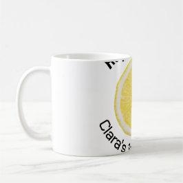 Baby kinder 1e Verjaardag Citroenschijfje Naam toe Koffiemok