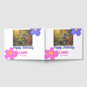 Baby kinder 1e verjaardag Naam toevoegen Datum toe Gastenboek (Volledig)