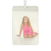 Baby Kinder 2 foto's uploaden Personaliseer auto o Luchtverfrisser (Achterkant)