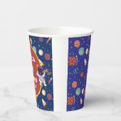 Baby Kinder Astronaut Space Elk Leeftijd Verjaarda Papieren Bekers (Links)