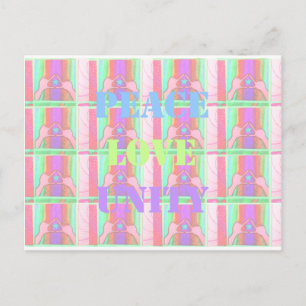 Baby Kinder eenheid voor vredesliefde Hakuna Matat Briefkaart