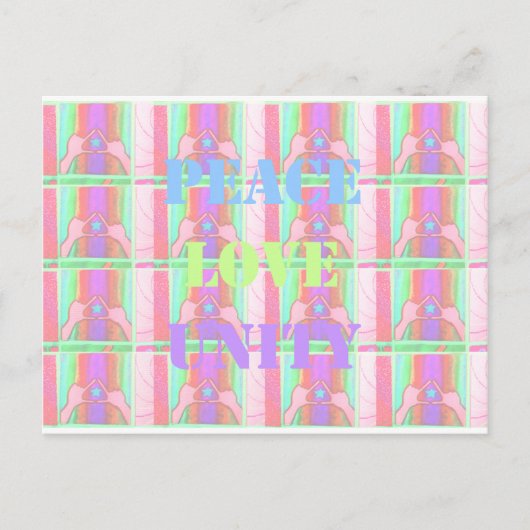 Baby Kinder eenheid voor vredesliefde Hakuna Matat Briefkaart (Voorkant)