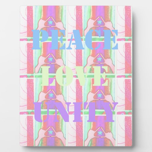 Baby Kinder eenheid voor vredesliefde Hakuna Matat Fotoplaat (Voorkant)