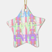 Baby Kinder eenheid voor vredesliefde Hakuna Matat Keramisch Ornament (Links)