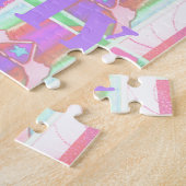 Baby Kinder eenheid voor vredesliefde Hakuna Matat Legpuzzel (Zijkant)