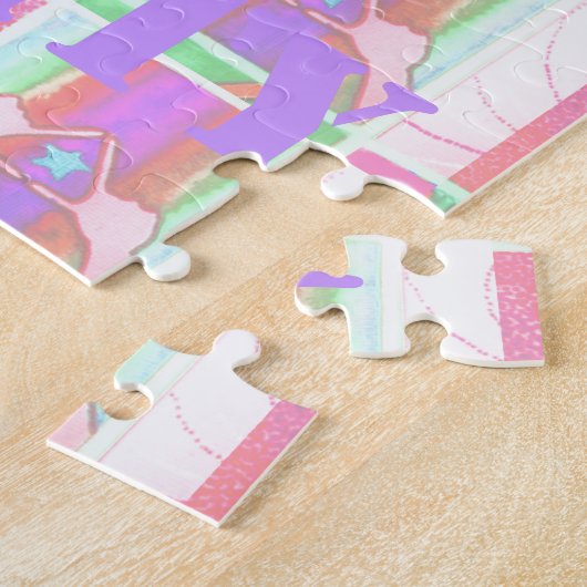 Baby Kinder eenheid voor vredesliefde Hakuna Matat Legpuzzel (Zijkant)