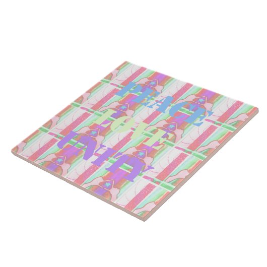 Baby Kinder eenheid voor vredesliefde Hakuna Matat Tegeltje (Zijkant)