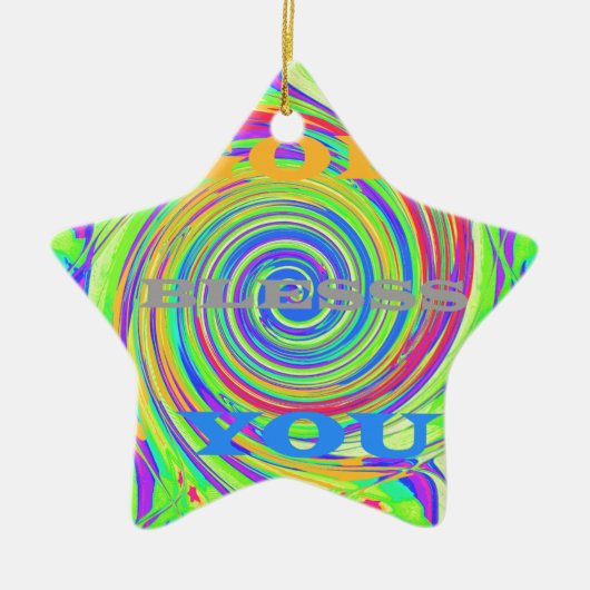 Baby Kinder God zegene je..png Keramisch Ornament (Voorkant)