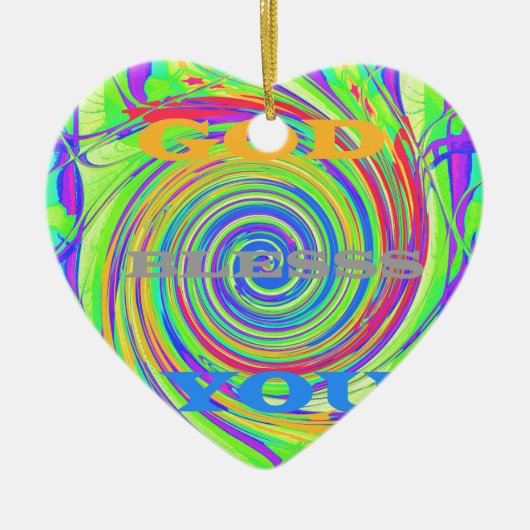 Baby Kinder God zegene je..png Keramisch Ornament (Voorkant)