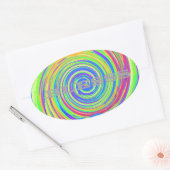 Baby Kinder God zegene je..png Ovale Sticker (Envelop)