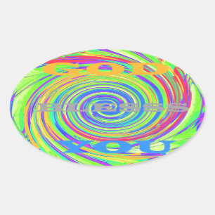 Baby Kinder God zegene je..png Ovale Sticker