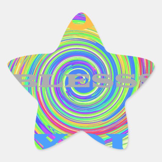 Baby Kinder God zegene je..png Ster Sticker (Voorkant)